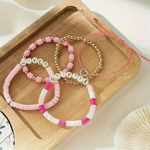 New! Taylor Swift Swiftie Lover Friendship Bracelet Set of 5 - Picture 3 of 8